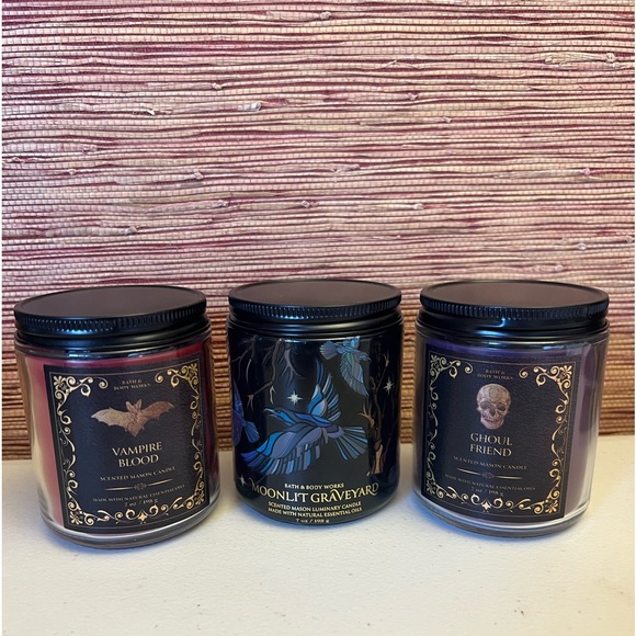 Bed Bath & Beyond Accents Bath Body Works Single Wick Mason Jar